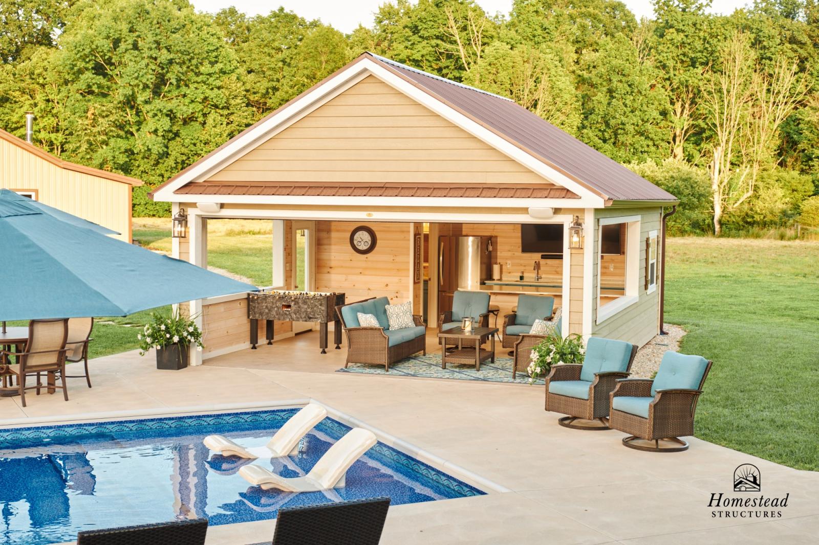 Slattery Pool House Burton, OH Homestead Structures